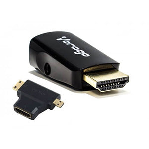 VORAGO CONVERTIDOR VORAGO ADP-208 HDMI VGA AUDIO MICRO HDMI MINI HDMI Adaptador Vorago ADP-208 - HDMI a VGA y Audio HDMI VGA AUDIO MICRO HDMI MINI HDMI