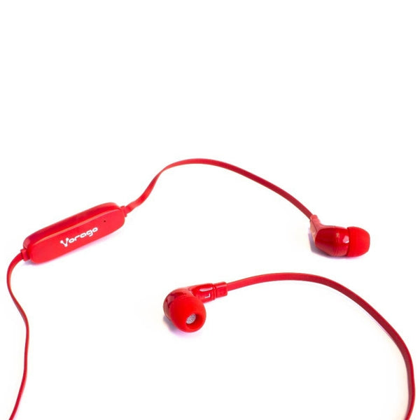 VORAGO AUDIFONOS VORAGO EPB-103 BLUETO MANOS LIBRES C/VOL ROJO Audífonos Vorago Intrauriculares con Micrófono 103, Inalámbrico, Bluetooth, Rojo MANOS LIBRES C/VOL ROJO