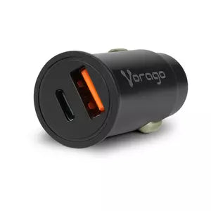 VORAGO CARGADOR P/AUTO VORAGO AU-305 T IPO C PD 20W/USB A QUICK CHARGE 3.0 CARGADOR P/AUTO VORAGO AU-305 T IPO C PD 20W/USB A QUICK CHARGE 3.0