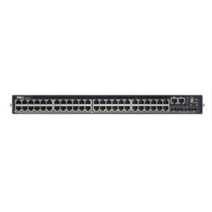 PowerSwitch DELL E3248P-ON 48x1G RJ-45 30W PoE 4x10G SFP+ 2x100G QSFP28 1xAC PSU IO/PS NON TAA +3 Years ProSupport with