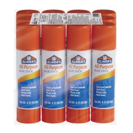 Lápiz Adhesivo Elmers All Purpose 6gr C/12 Pzas