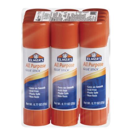 Lápiz Adhesivo Elmers All Purpose 22gr C/6 Pzas
