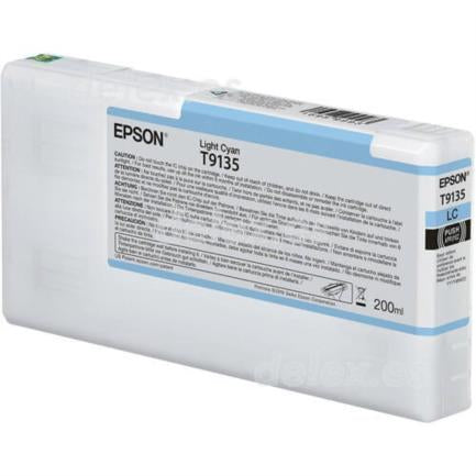 Tinta Epson UltraChrome HD 200ml Color Cian Claro