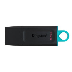 KINGSTON PP FLASH USB MEMORIA KINGSTON 64GB DT EXODIA BLANCO/ANILLO AZUL TRANSP USB MEMORIA 64GB DT EXODIA BLANCO/ANILLO AZUL TRANSPARENTE