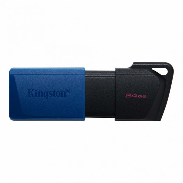 KINGSTON PP FLASH USB 3.2 MEMORIA KINGSTON 64GB DT EXODIA M TAPA DESLIZABLE (NEGRA- USB 3.2 MEMORIA 64GB DT EXODIA M TAPA DESLIZABLE (NEGRA-AZUL)