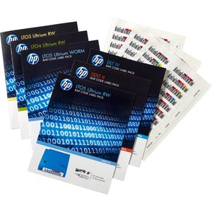 HPE STORAGE 7A US HPE LTO-7 ULTRIUM RW BAR CODE LABEL PACK HPE LTO-7 ULTRIUM RW BAR CODE LABEL PACK