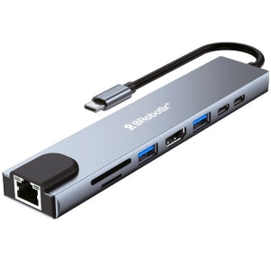 BROBOTIX DOCKING 8 EN 1 HDMI/RJ45/USBX2 TIPOC/SD BROBOTIX DOCKING 8 EN 1 HDMI/RJ45/USBX2/ TIPOC/SD BROBOTIX