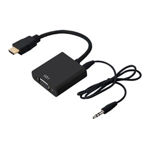 BROBOTIX USD CONVERTIDOR HDMI MACHO A SVGA H EMBRA CON AUDIO NEGRO BROBOTIX CONVERTIDOR HDMI MACHO A SVGA H EMBRA CON AUDIO NEGRO BROBOTIX
