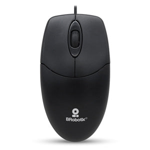 BROBOTIX USD MOUSE OPTICO ALAMBRICO USB K1 1200DPIS BROBOTIX MOUSE BASICO NEGRO USB BROBOTIX K1
