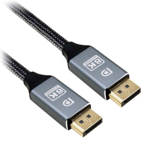 BROBOTIX USD CABLE DISPLAYPORT MACHO - MACHO 2.0M SOPORTA 8K NEGRO V1.2 BROBOTI CABLE DISPLAYPORT MACHO - MACHO 2.0M SOPORTA 8K NEGRO V1.2 BROBOTI