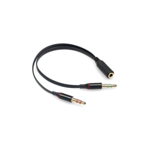 BROBOTIX USD ADAPTADOR STEREO INY A 3.5 DUAL MACHO NEGRO BROBOTIX ADAPTADOR STEREO INY A 3.5 DUAL MACHO NEGRO BROBOTIX