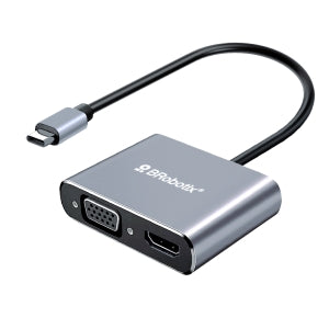BROBOTIX USD DOCKING 4 EN 1 HDMI / SVGA / US B / TIPO C BROBOTIX DOCKING 4 EN 1 HDMI / SVGA / US B / TIPO C BROBOTIX
