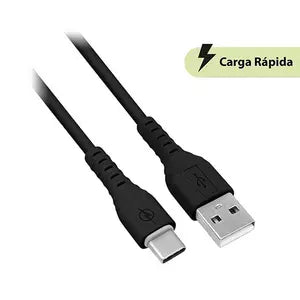BROBOTIX USD CABLE CARGA RAPIDA USB V3.0 TIPO C PVC 1.0 M NEGRO CABLE CARGA RAPIDA USB V3.0 TIPO C PVC 1.0 M NEGRO