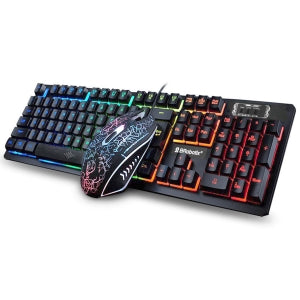 BROBOTIX USD TECLADO COMBO USB ILUMINADO NEG RO BROBOTIX TECLADO COMBO USB ILUMINADO NEG RO BROBOTIX