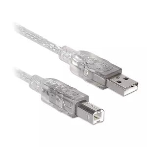 BROBOTIX USD CABLE USB V2.0 A-B 4.5 M PLATA BROBOTIX CABLE USB V2.0 A-B 4.5 M PLATA BROBOTIX