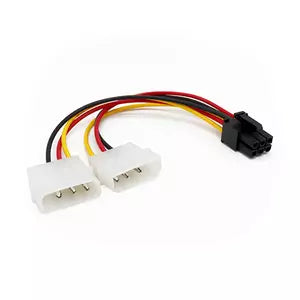BROBOTIX USD CABLE INTERNO LP4 A 6 PINES PCI EXPRESS PARA TARJETA DE VIDEO BROB CABLE INTERNO LP4 A 6 PINES PCI EXPRESS PARA TARJETA DE VIDEO BROB
