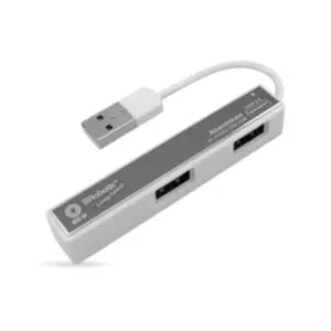 BROBOTIX USD HUB USB V2.0 4 PUERTOS BROBOTIX SMALL PLATA HUB USB V2.0 4 PUERTOS BROBOTIX SMALL PLATA