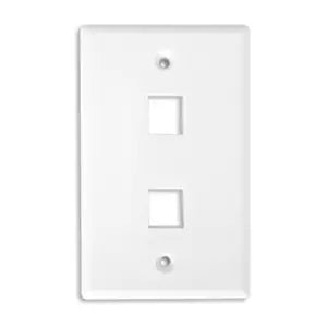 BROBOTIX USD TAPA FACEPLATE 2 PUERTOS BCA BR OBOTIX TAPA FACEPLATE 2 PUERTOS BCA BR OBOTIX