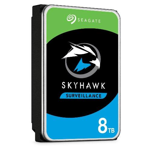 SEAGATE IMALDI DISCO DURO INTERNO 3.5IN 8TB SATA 7200RPM 256MB 3YR SKYHAWK AI  Disco Duro Interno 8TB 3.5" SATA 6Gb/s 7200RPM 256MB, 24x7, para DVR y NVR más de 16 bahías, 1-64 camaras HD, 3 Años de Garantía, SkyHawk? Inteligencia Artificial Seagate SATA