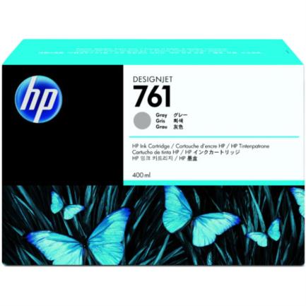 TINTA HP LF 761 GRIS T7100 DESIGNJET 400ML