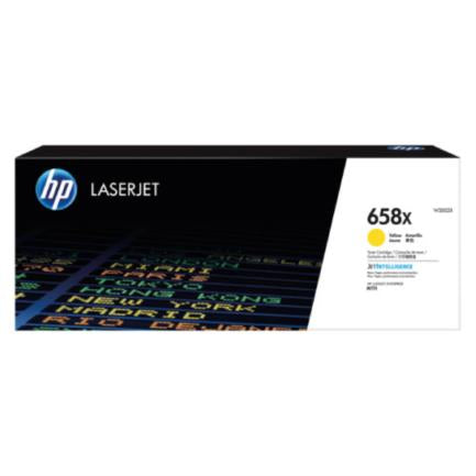 Toner HP 658X Amarillo Original LaserJet Alto Rendimiento