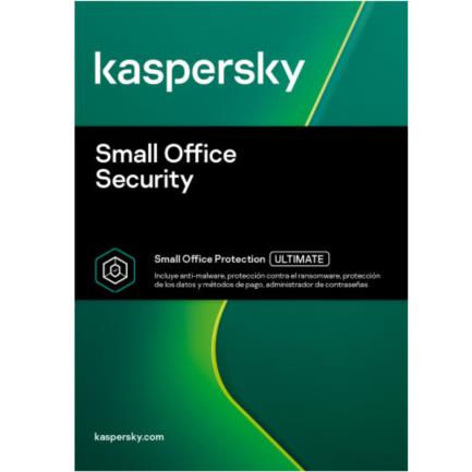 Licencia Antivirus ESD Kaspersky Small Office Security 2 Años 5 Dispositivos + 5 Mobile + 1 File Server