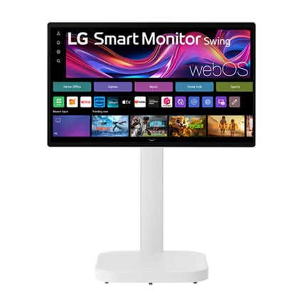 Monitor LG Inteligente Swing de 31.5 pulgadas 4K UHD IPS con Pantalla Táctil y Soporte Rodante