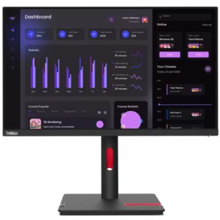 Monitor Lenovo 23.8" ThinkVision T24i-30 Resolución 1920x1080 Panel IPS