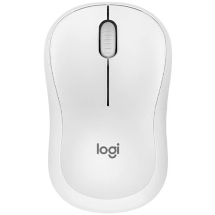 Mouse Logitech M240 Óptico Inalambrico Click Silencioso Bluetooth USB 100dpi Color Blanco