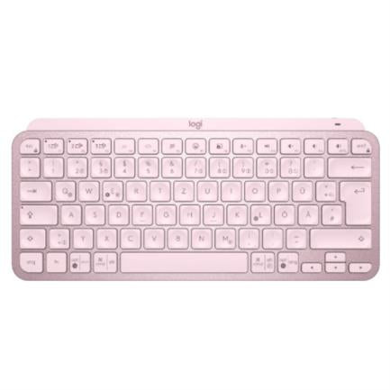 Teclado Logitech MX Keys Mini Inalámbrico Minimalista Color Rosa