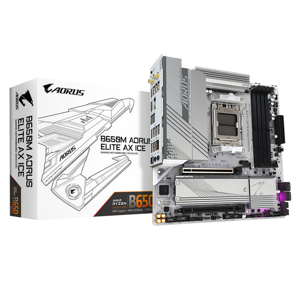 Motherboards GIGABYTE B650M A ELITE AX ICE