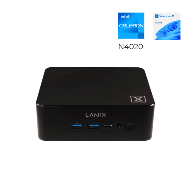 MINI PC Lanix Titan Mini 42050, Intel Celeron N4020, 8GB RAM, 256GB SSD, Windows 11 Home