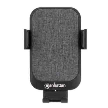 Cargador Manhattan Inalámbrico Rápido Celular para Auto 10W Color Negro
