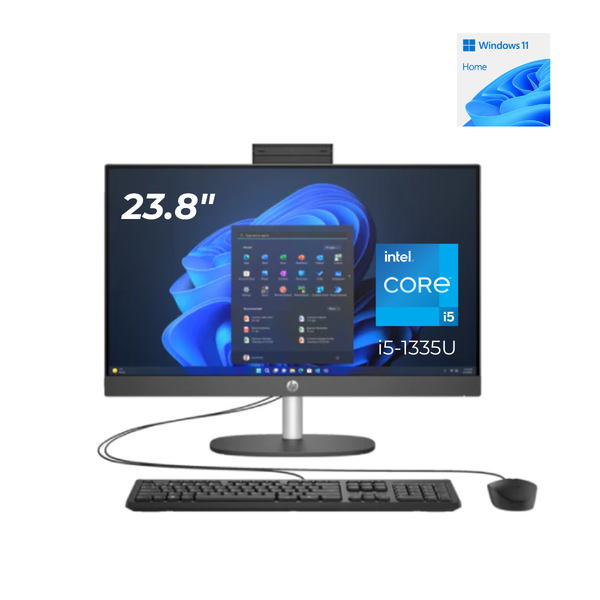 PC ALL IN ONE HP ProOne 240 G10, 23.8", Intel Core i5-1335U, 512GB SSD, 8GB RAM, Windows 11 Home