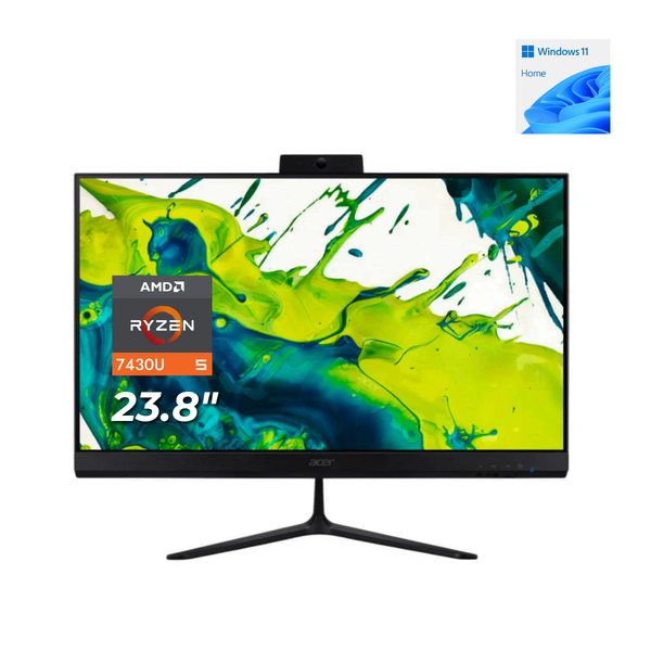 PC All In One ACER C24-2G-MR11, AMD Ryzen 5 7430U, Pantalla 23.8", 8GB RAM, 512GB SSD, Windows 11 Home