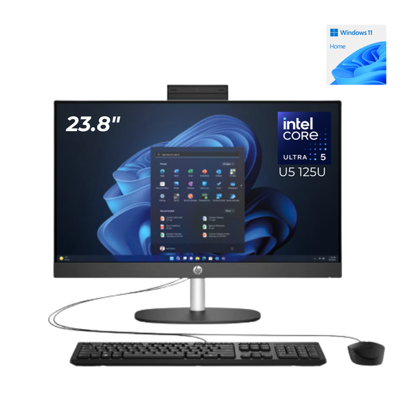 PC All In One HP ProOne 240 G10, pantalla 23.8", Intel Core U5 125U, 8GB RAM, 512GB SSD, Windows 11 Home