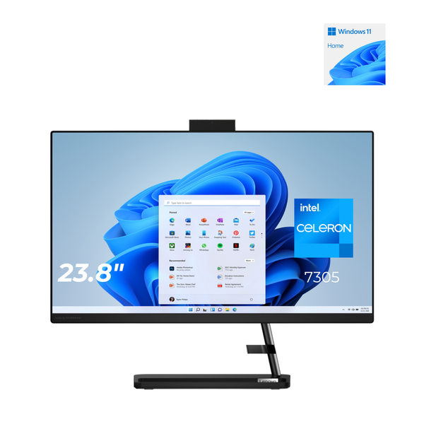 PC Lenovo IdeaCentre AIO 3 23.8" | Intel Celeron, 8GB, 256GB SSD, W11 Home