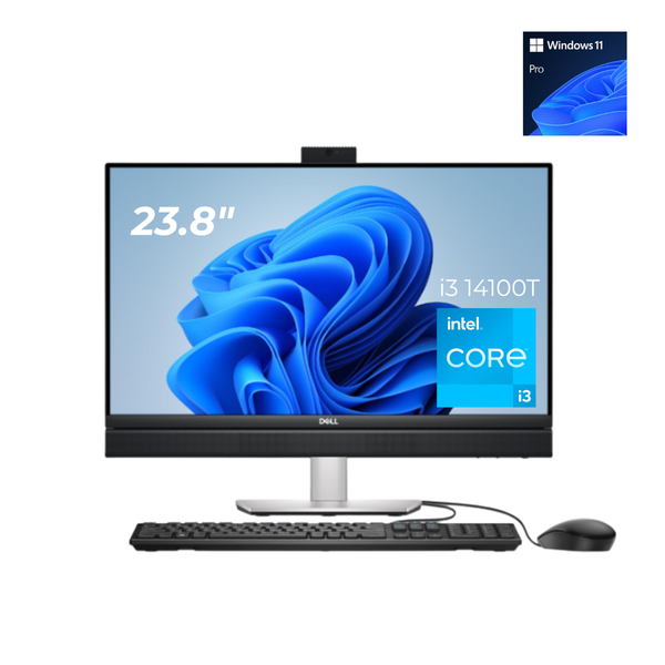 Dell Optiplex 7420 All-in-One 23.8", Intel Core i3-14100, 8GB, 256GB SSD, Windows 11 Pro