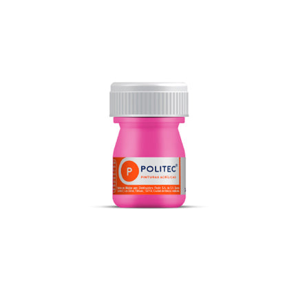 Pintura Acrilica Politec Carmin Claro 20 ml No 323 caja c/12 piezas