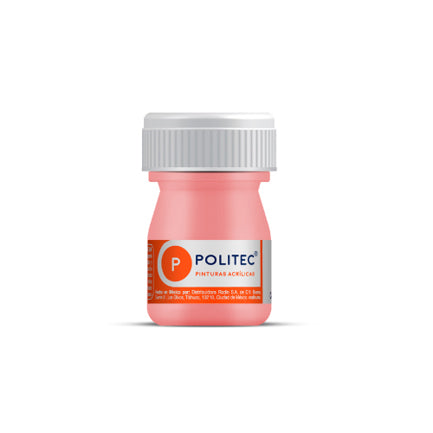 Pintura Acrilica Politec Rosa 20  ml No 321 caja c/12 piezas