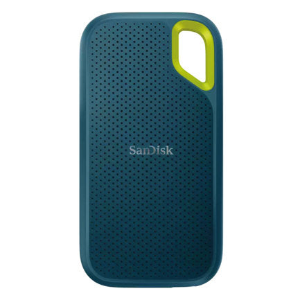 Disco Duro de Estado Solido (SSD) Externo SanDisk Extreme 2TB USB C 3.2 Azul Verde