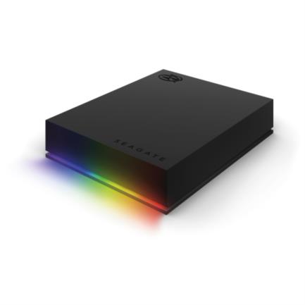 Disco Duro Externo Seagate STKL2000400 FireCuda Gaming 2 5 pulg 2TB USB 3 2 Negro Iluminacion LED RGB- para Mac/PC