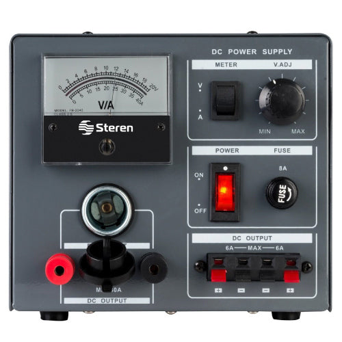 Fuente de Poder Steren Regulada 6.10 o 30 Amps