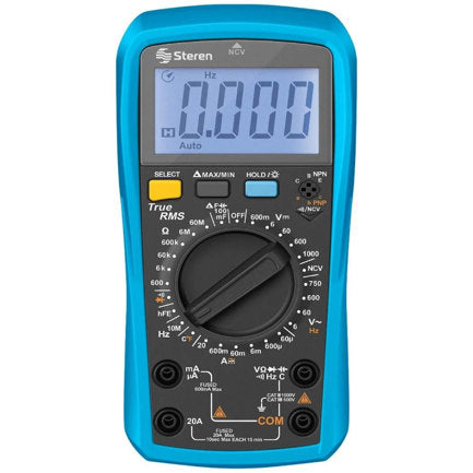 MULTIMETRO STEREN DIGITAL RMS CON NVC