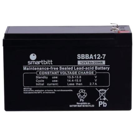 Smartbitt Batería de Reemplazo para No Break Plomo-Ácido 12V 7AH