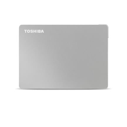 Disco Duro Externo Toshiba Canvio Flex 2TB 2.5" USB Type C USB 3.2 Gen 1 Color Plata para Windows y Mac