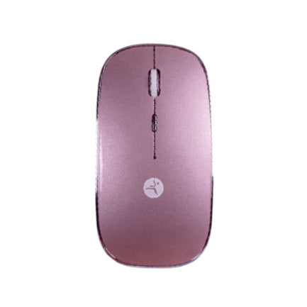 MOUSE TECHZONE RECARGABLE ROSA CON NANO RECEPTOR TIPO C Y USB A MOUSE PAD INCLUÍDO TECHZONE DPI 1000/1200/1600