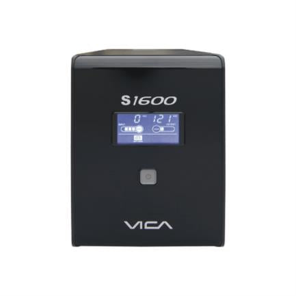 UPS Vica S1600 Regulador Integrado 1600VA/900W 10 Contactos Pantalla LCD