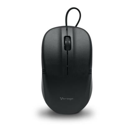 Mouse Vorago MO-103 Alámbrico Óptico USB 1000 dpi Color Negro