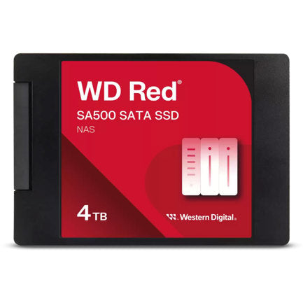 Unidad de Estado Solido (SSD) Interno Western Digital Red SA500 NAS Sata 2.5" 7 mm con Carcasa de 4 TB